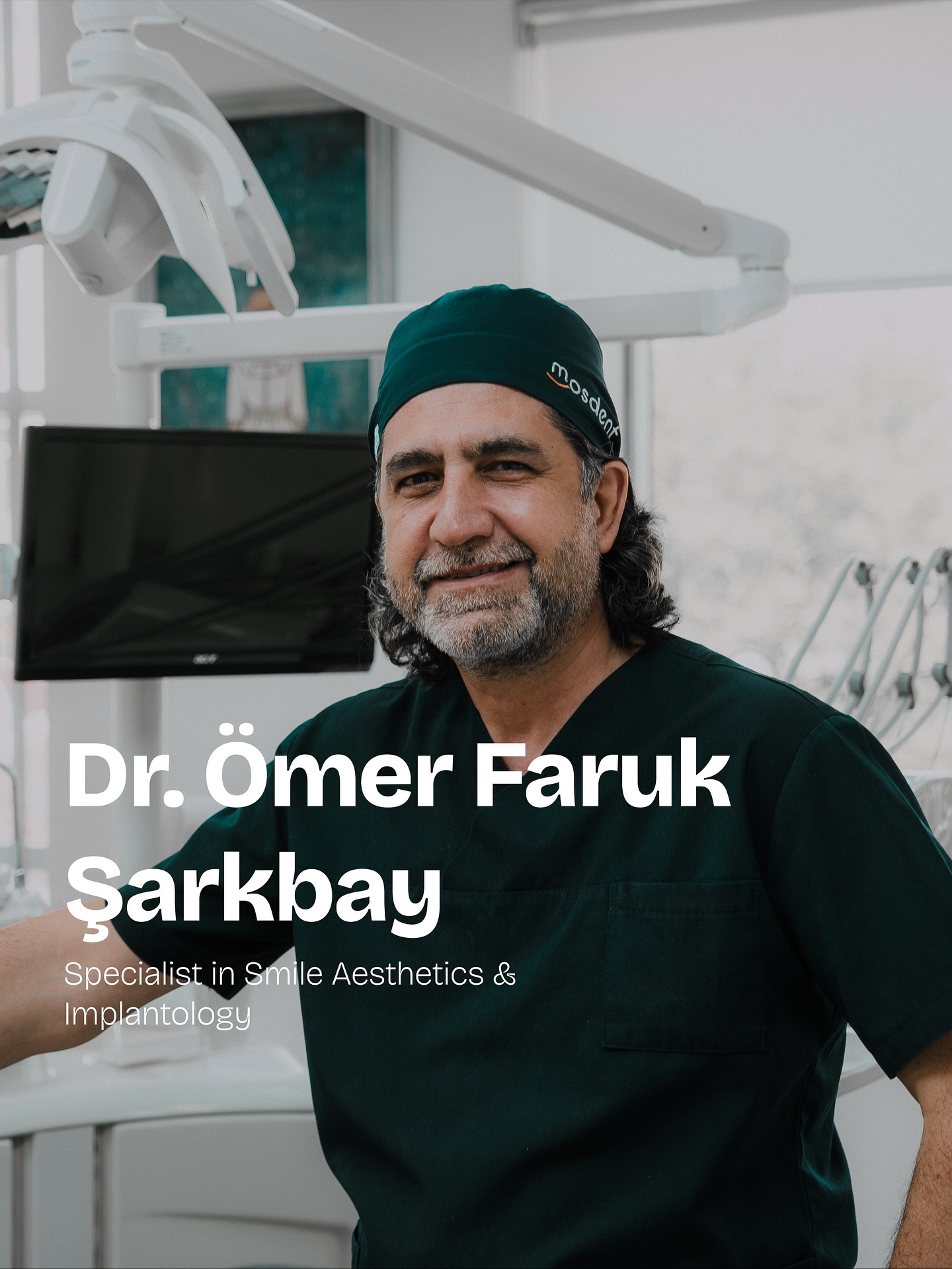 Dr. Ömer Faruk Şarkbay · Specialist in Smile Aesthetics & Implantology