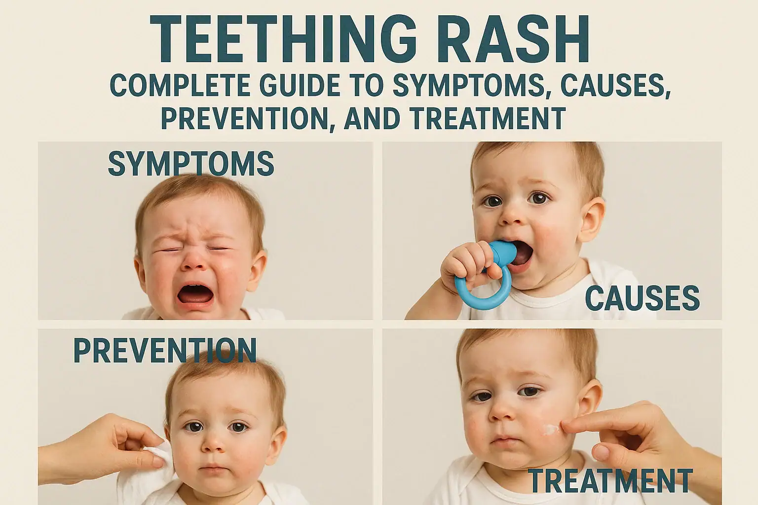 Teething Rash: Complete Guide to Symptoms, Causes, Prevention, and Treatment