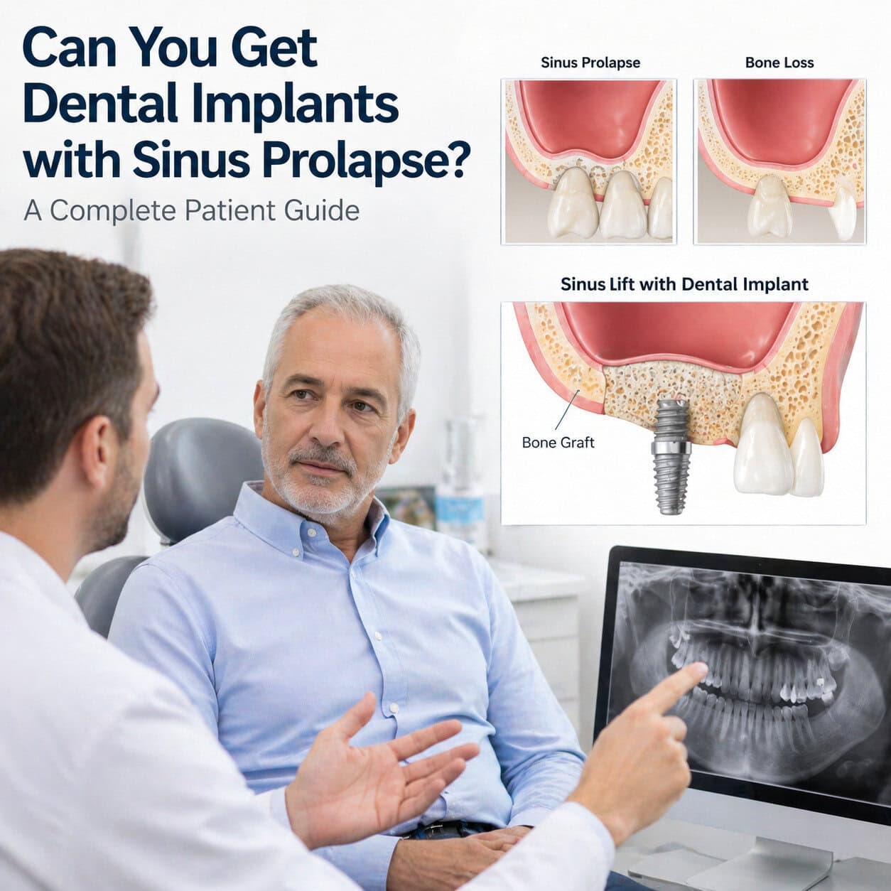 Can You Get Dental Implants with Sinus Prolapse? A Complete Patient Guide
