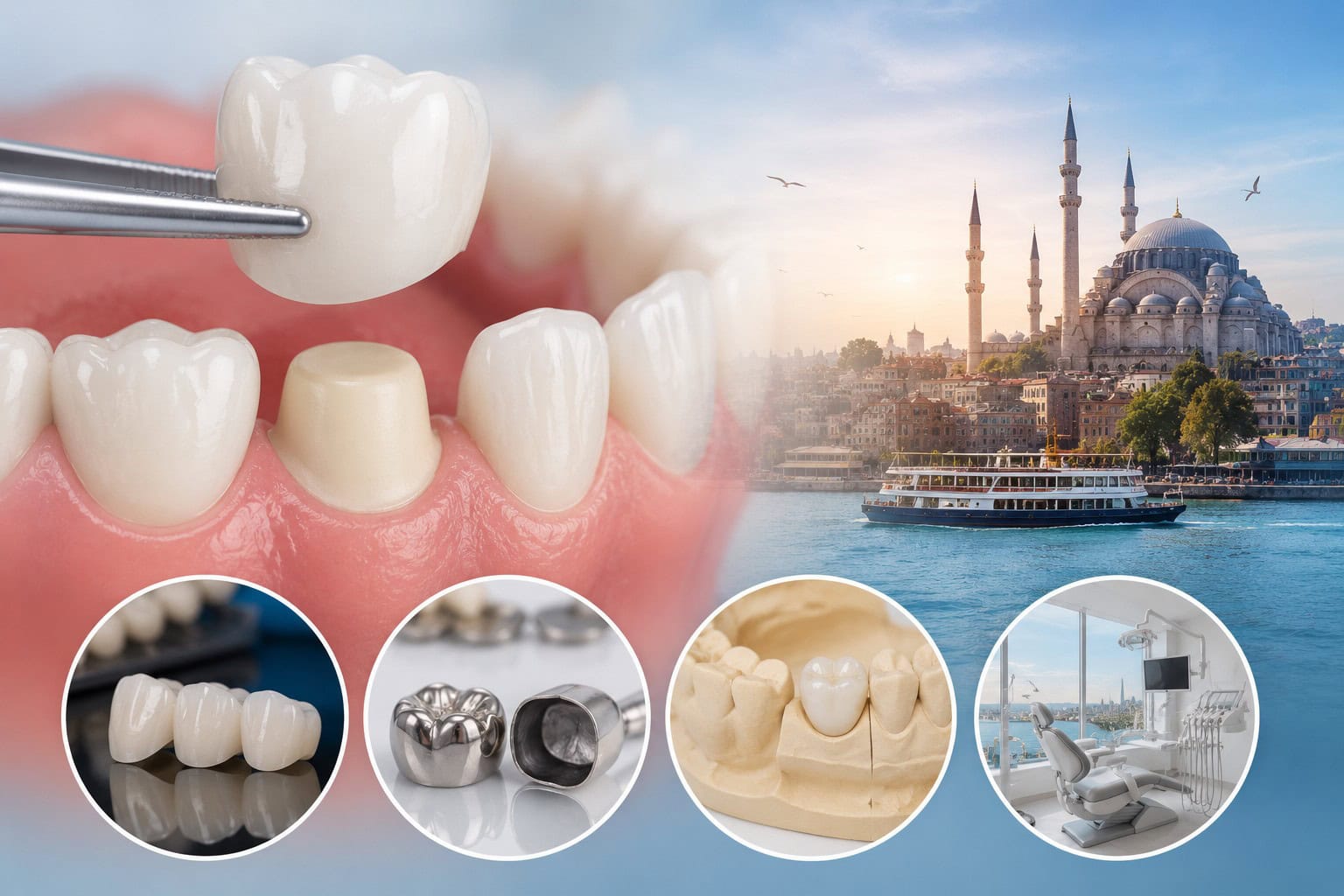 Dental Crowns in Istanbul: The Complete Guide to Cost, Materials & Choosing a Clinic