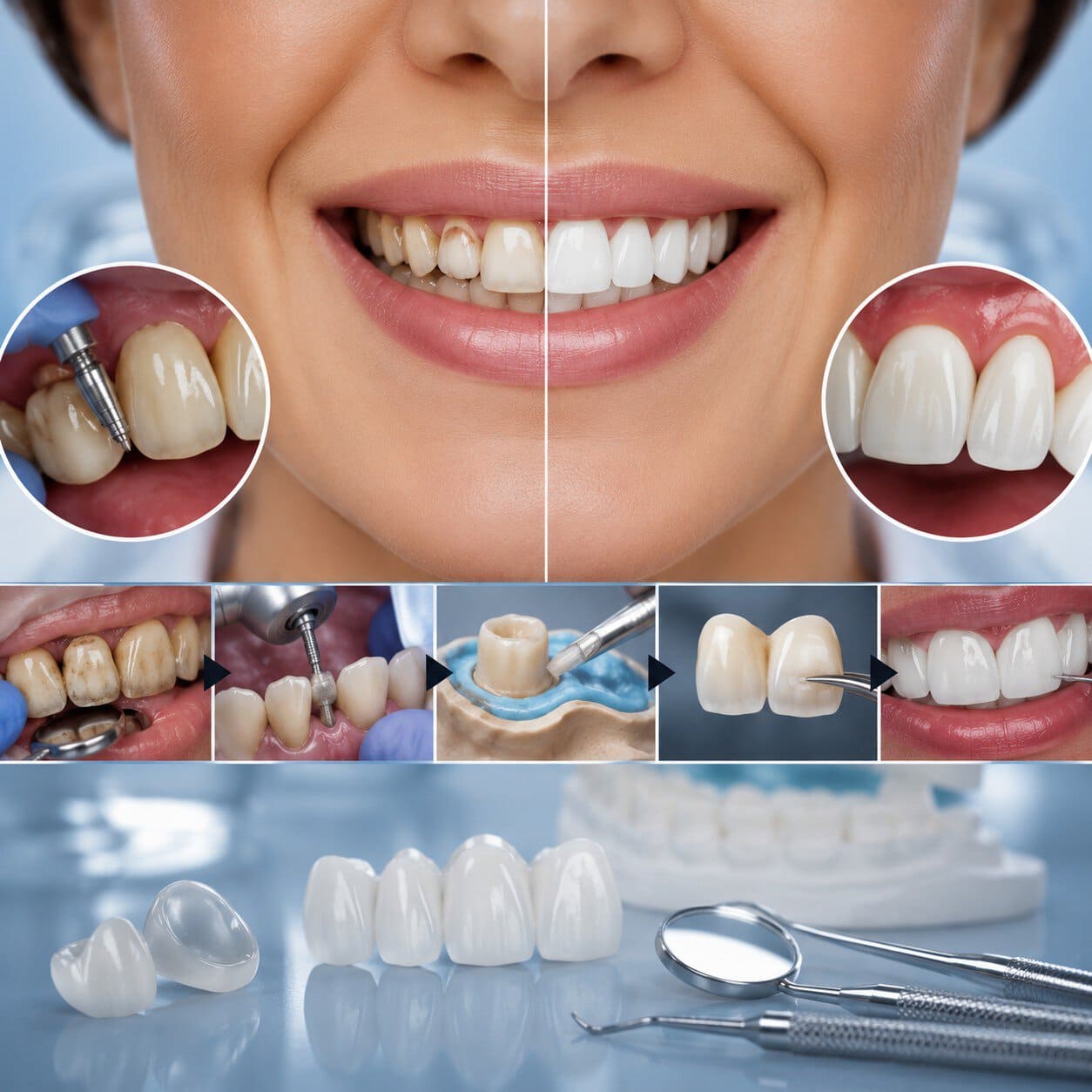 How to Replace Old Dental Crowns and Veneers: The Complete Renewal Guide