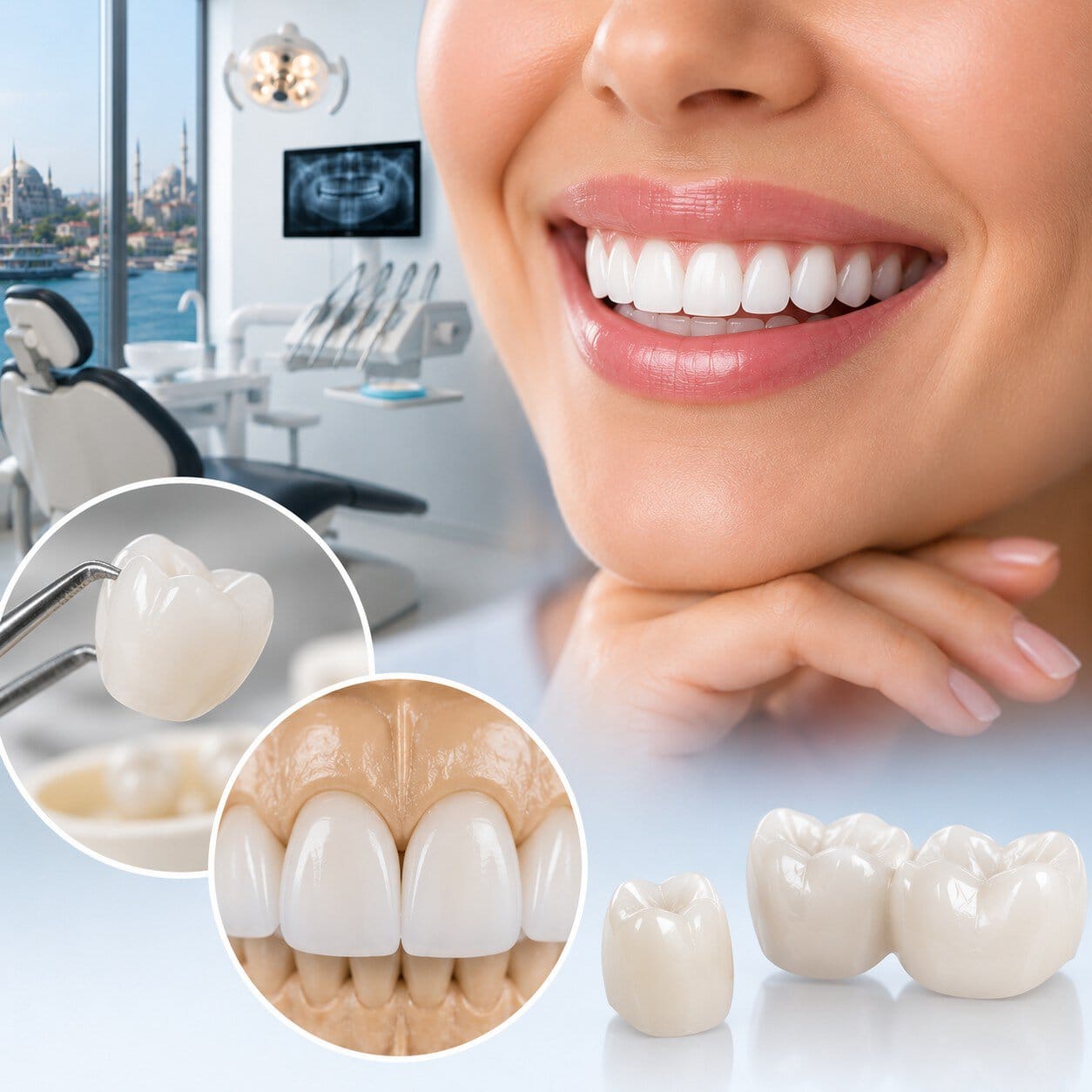 Why You Should Choose Zirconium Crowns for Your Front Teeth