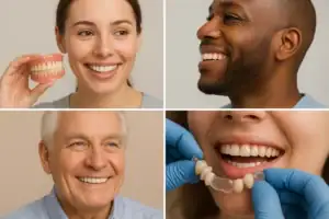 Fake Teeth Solutions That  Look Real And Actually Work: Costs, Types & What’s Right for You (2025 Guide)