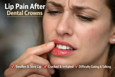 Lip Pain After Dental Crowns: Causes, Treatment & When to Worry