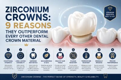 Zirconium Crowns: 9 Reasons They Outperform Every Other Dental Crown Material